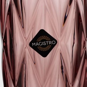 Бокал для шампанского Magistro «Круиз», 160 мл, 7x20 см, стекло, розовый