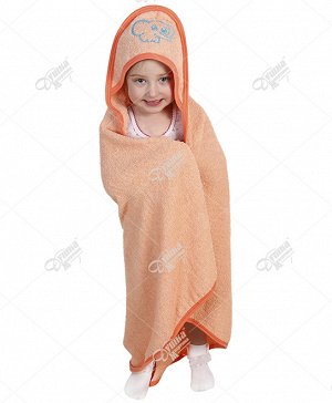 Уголок детский с вышивкой персиковый