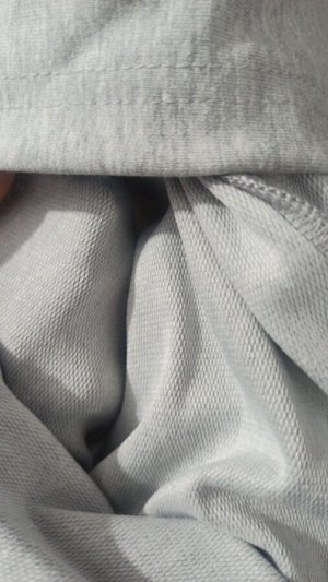 Джемпер женский хлопковый с капюшоном цвет Светло-серый меланж (91-4) (Наше)
