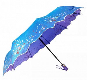 Зонт женский автомат хамелеон цвет Голубой (DINIYA)