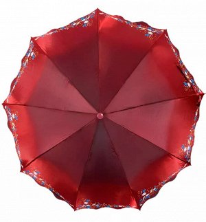 Зонт женский автомат хамелеон цвет Красный (DINIYA)