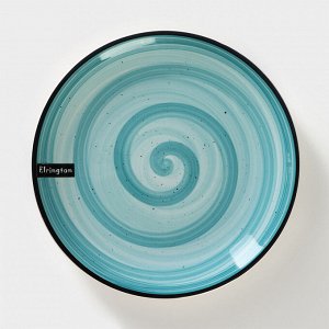 Тарелка керамическая Elrington «Аэрограф. Мятный бриз», d=19 см