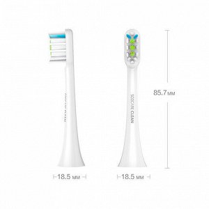Сменная насадка для зубной щетки Xiaomi Soocas X1/X3/X3U/X5/V1 / Насадка для ультрозвуковой щетки Xiaomi Soocas / Насадка на зубную щетку 1шт