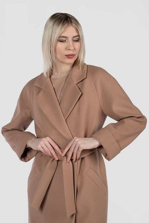 01-11832 Пальто женское демисезонное (пояс)