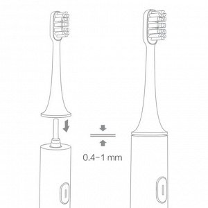 Сменные насадки для зубной щетки Xiaomi Mijia Electric Toothbrush T300/ T500 / Насадка для зубной щетки Mijia 1шт