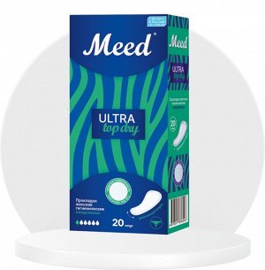 Meed Прокладки жен гигиен. ежедневные ультратонкие Топ Драй (ULTRA Top Dry) 20шт