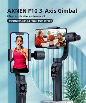 3-х осевой шарнирный беспроводной стабилизатор для смартфона 3-Axis Gimbal 10 PRO