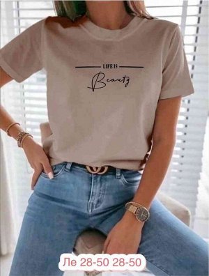 Женская футболка ткань хлопок