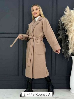 Женское Пальто Ткань кашемир Длина 110 см