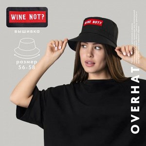 Панама женская "Wine not черная