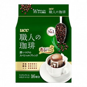 Кофе молотый UCC дрип-пакет Special blend, 7г*16 шт.