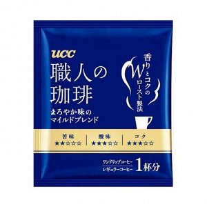 Кофе молотый UCC дрип-пакет Mild blend, 7г*16 шт.