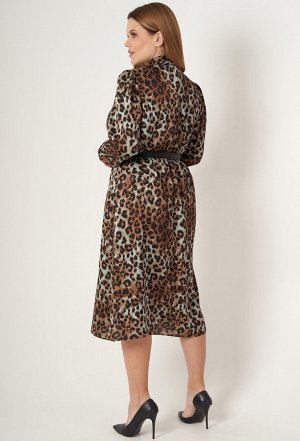 Платье Gizart 5195 леопард