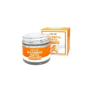 LEBELAGE WATERFUL MAYU AMPOULE CREAM 70ml Увлажняющий ампульный крем для лица с лошадиным жиром 70мл