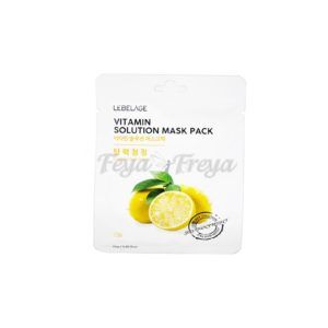 LEBELAGE VITAMIN SOLUTION MASK PACK  Тканевая маска с витаминами