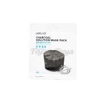 LEBELAGE CHARCOAL SOLUTION MASK PACK  Тканевая маска с древесным углем