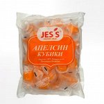 Конфеты жевательные Апельсин кубики, 500гр.