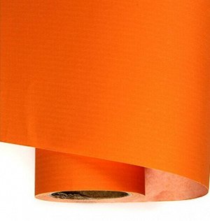 Бумага крафт 100 см х10 м 11/35 дольче однотонный цвет оранжевый