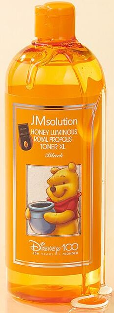JMSolution Тонер для лица с экстрактом прополиса Toner Disney Honey Luminous Royal Propolis Xl Black, 600 мл