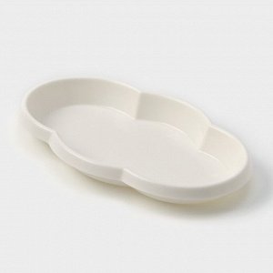 Подставка для столовых приборов Plastic Centre «Камелия», 3-х секционная, пластик, МИКС