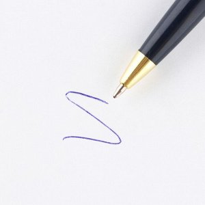 Ручка на выпускной подарочная «Выпускнику школы» пластик, синяя паста, 1.0 мм