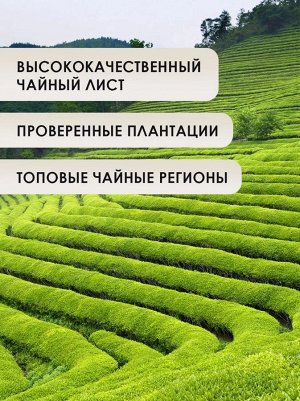 Чай черный со вкусом «Апельсиновый с мятой», тонизирующий, с витаминами