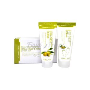 LEBELAGE DAILY MOISTURIZING OLIVE HAND & FOOT CREAM 100ml*2ea Набор крем для рук и ног с экcтрактом оливы 100мл*2шт