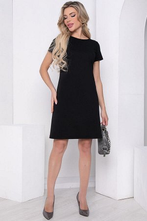 Платье "Просто и со вкусом" (черное) П8493