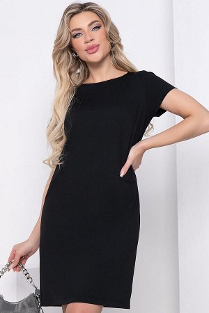 Платье "Просто и со вкусом" (черное) П8493