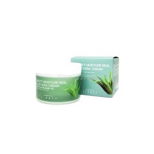 JIGOTT MOISTURE REAL ALOE VERA CREAM 150ml Крем для лица с экстрактом алоэ 150мл