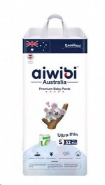 Aiwibi Premium Подгузники-трусики детск (S) 4-8кг (52шт) м/уп / 5шт / AWB17-S-52 / 712818