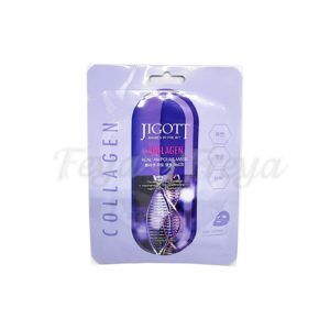 JIGOTT COLLAGEN REAL AMPOULE MASK 27ml*10ea Антивозрастная ампульная маска с коллагеном 27мл*10шт