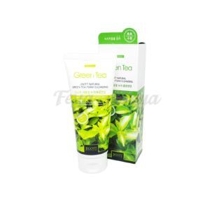 JIGOTT NATURAL FOAM CLEANSING GREEN TEA 180ml Пенка для лица с экстрактом зеленого чая 180мл