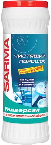 Sarma порошок универсальный д/чистки антибакт.эффект 1шт 400гр. пласт.уп. / 18шт / 48090 / 080765,020711