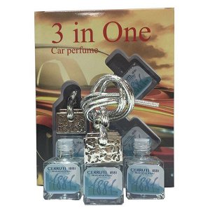 Car perfume Cerruti 1881 Fraicheur D'eau 3 in One 10 ml