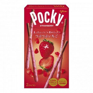 Палочки шоколадные Покки Клубника Glico, 75 гр. 1/10