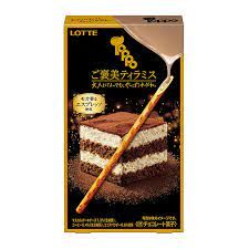 Палочки шоколадные со вкусом тирамису Toppo Lotte, 72 гр. 1/120