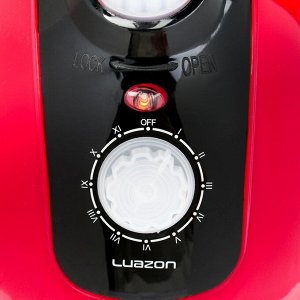 Отпариватель LuazON LO-07, напольный, 1800 Вт, 1.4 л, 46 г/мин., 12 режимов, красный