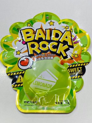 Взрывная карамель со вкусом лимонада Baida Rock Poping Candy 30 гр