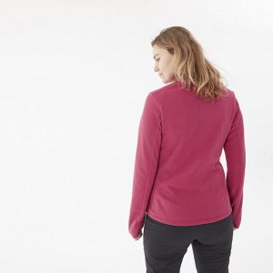 Кофта флисовая розовая Quechua 100