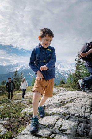 DECATHLON Флисовая кофта для детей синего цвета Quechua 100