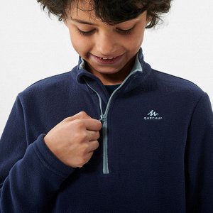 DECATHLON Флисовая кофта для детей синего цвета Quechua 100
