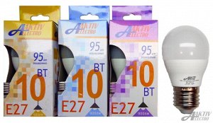 Лампа светодиодная LED-G45-REGULAR 10Вт 175-265В Е27 6500К 900Лм Шар