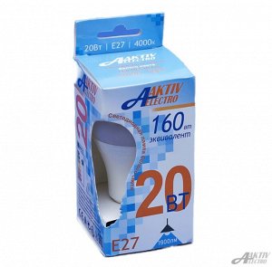 Лампа светодиодная LED-A-REGULAR 20Вт 175-265В Е27 4000К 1900Лм