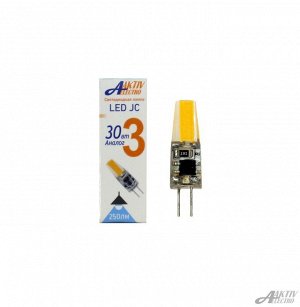 Лампа светодиодная LED-G4-REGULAR  3Вт 220-240В G4 3000К 250Лм
