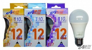 Лампа светодиодная LED-A-REGULAR 12Вт 220-240В Е27 6500К 1200Лм