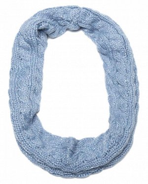 Комплект: шапка/шарф жен. (144317) голубой