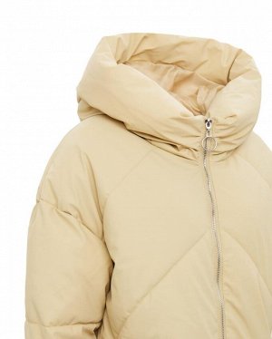Пальто утепленное жен. (006064) бежевый