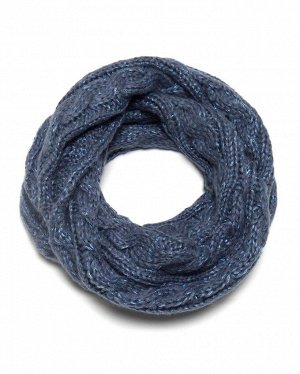 Комплект: шапка/шарф жен. (194245) синий