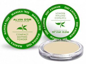 ALVIN D'OR PD-10 Пудра компактная "Alvin D`or" Manuka Tree 10г (тон 02) НОВИНКА!